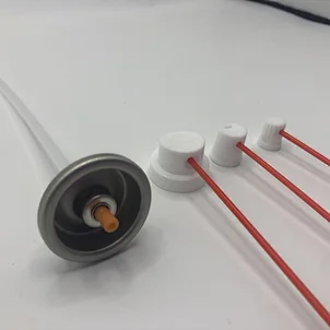 Nozzle for carburetor cleaner aerosol bottle